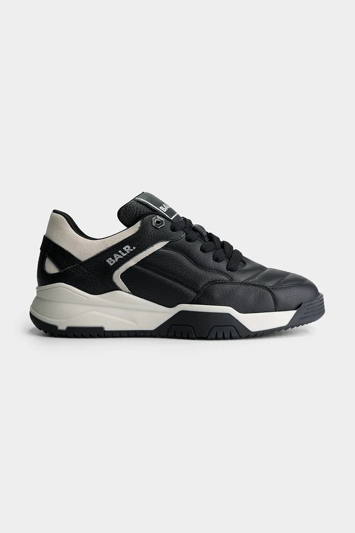 Kožené sneakers boty BALR. Chunky Football přírodní kůže černá B1511.1054