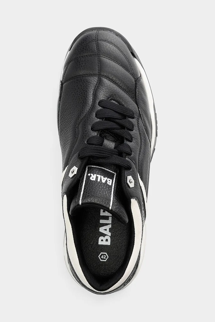 Boty Kožené sneakers boty BALR. Chunky Football B1511.1054 černá