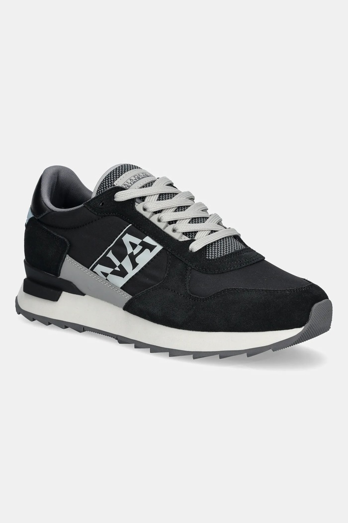 Napapijri sneakersy STAB skóra zamszowa czarny NP0A4IQI.041