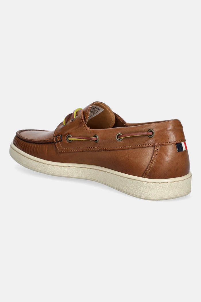 Obuwie U.S. Polo Assn. mokasyny skórzane MIGUEL MIGUEL001M.5L1 brązowy