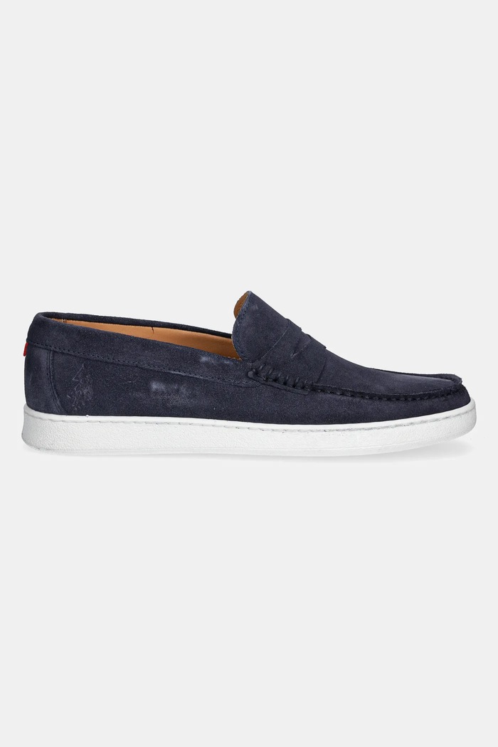 U.S. Polo Assn. mokasyny zamszowe MIGUEL MIGUEL002M.5S1 granatowy SS25