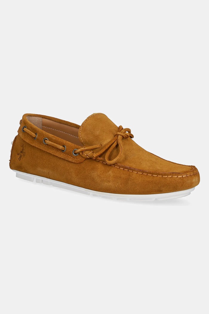 Mokasini iz semiša U.S. Polo Assn. PABLO001M/5S1 Semiš rjava PABLO001M.5S1