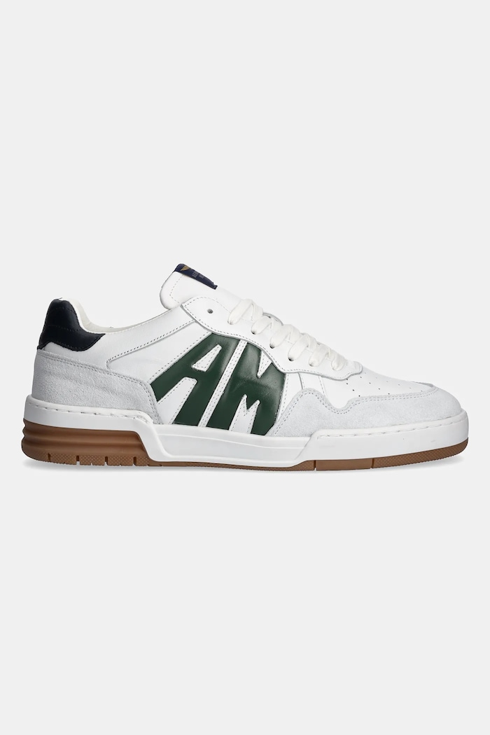 Kožené sneakers boty Aeronautica Militare SC300UXPL212 SC300UXPL212.94613 bílá SS25