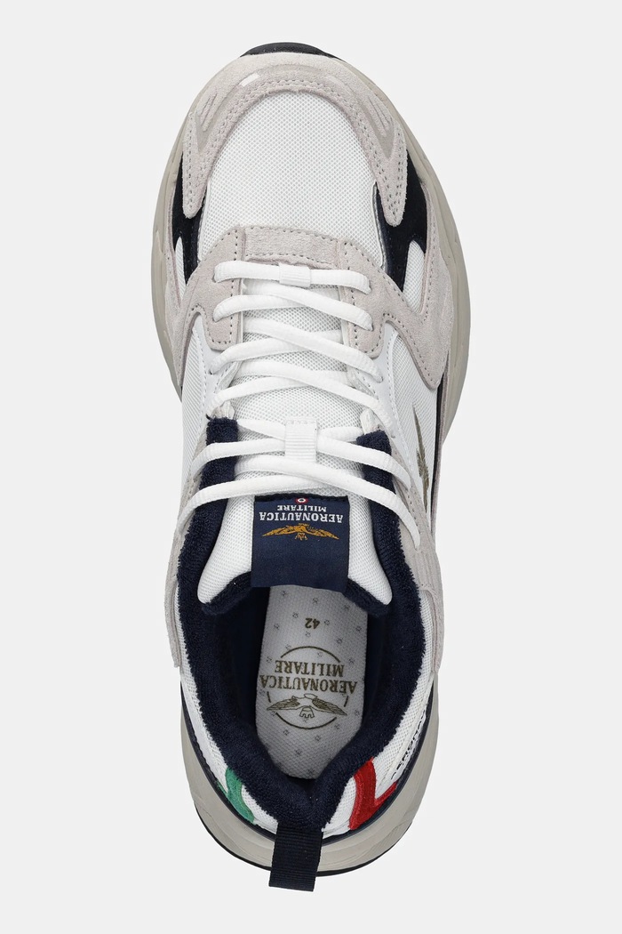 Sneakers boty Aeronautica Militare SC301CT3500 béžová SC301CT3500.73062