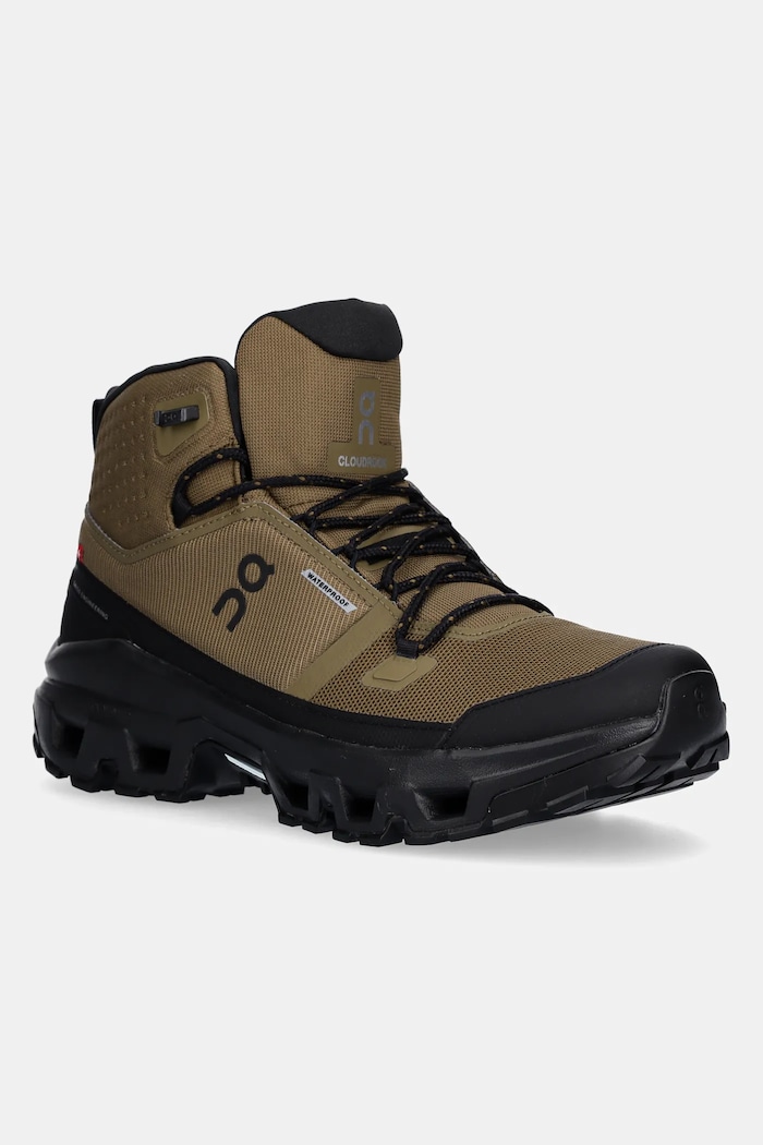 On Sneakers Cloudrock Mid Wp verde 3MF10161473