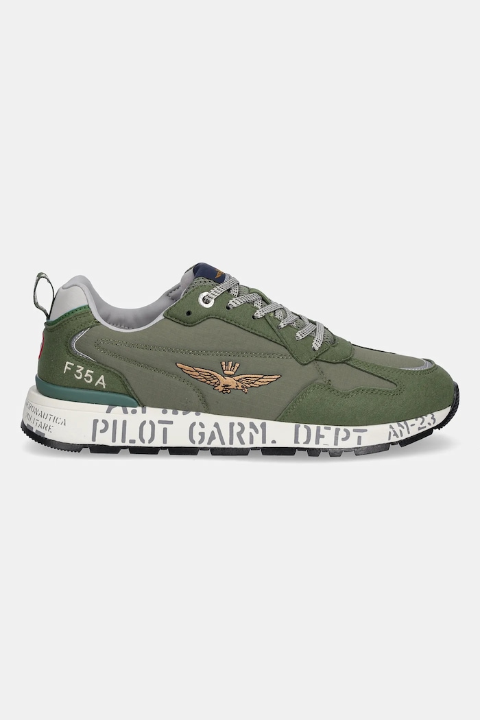Aeronautica Militare sneakersy SC276CT3332 SC276CT3332.39338 zielony SS25