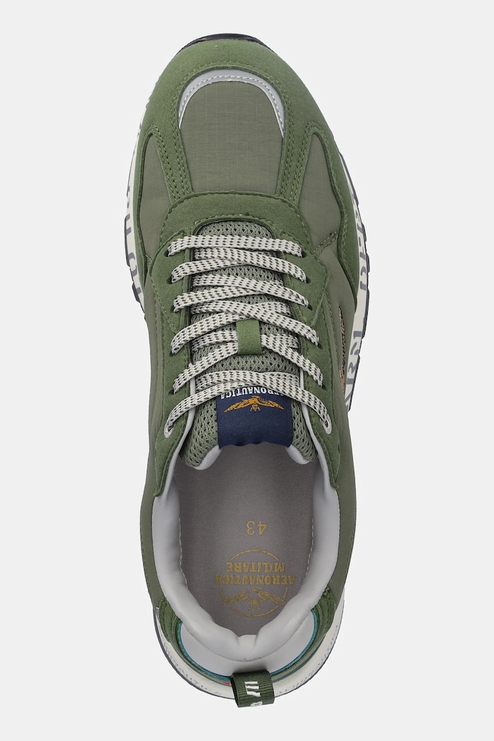 Aeronautica Militare sneakersy SC276CT3332 zielony SC276CT3332.39338