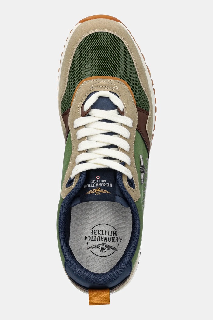 Aeronautica Militare sneakersy SC283CT3544 zielony SC283CT3544.94643