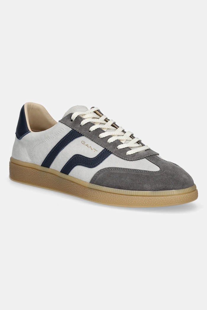 Gant sneakersy skórzane Cuzmo skóra zamszowa szary 30633859.G031