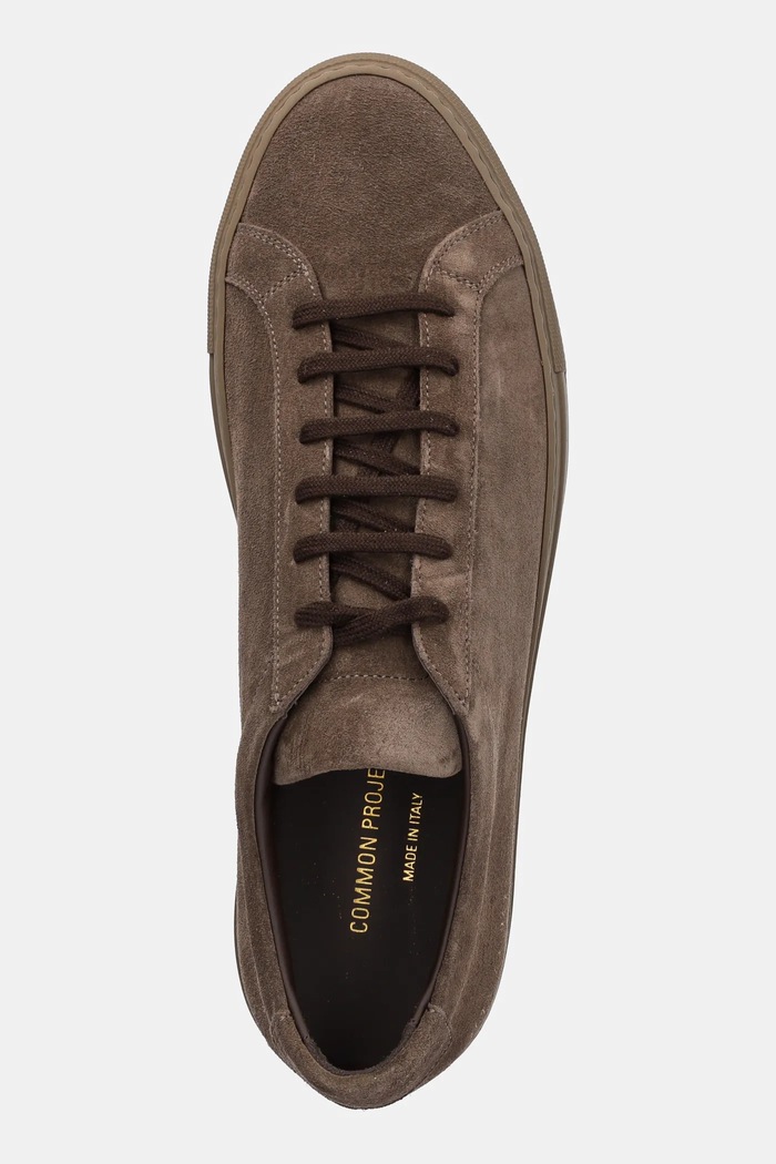 Common Projects sneakers din piele intoarsă Achilles Tonal Suede maro 2478.9417