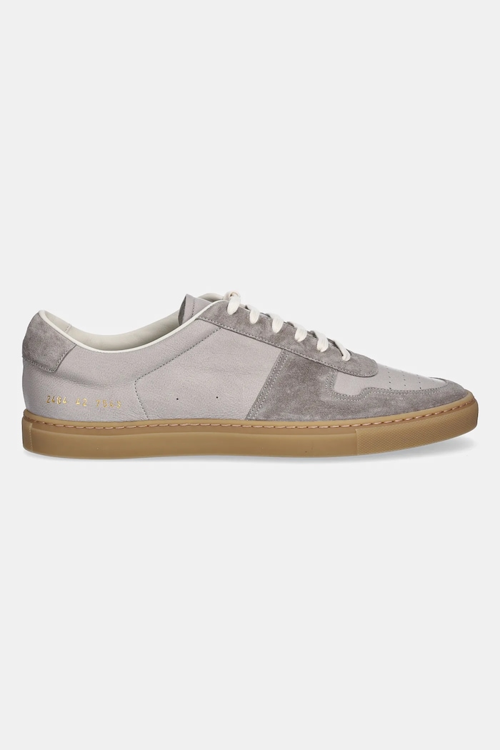 Usnjene superge Common Projects Bball Duo Slim 2484.7543 siva SS25