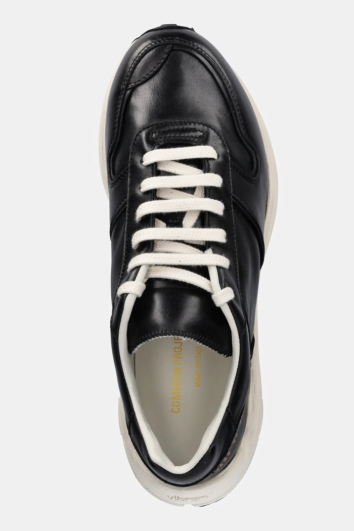 Common Projects bőr sportcipő Premium Runner fekete 2488.7547