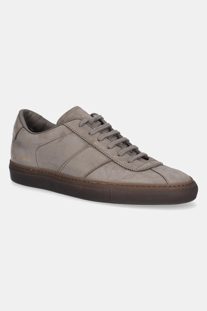 Common Projects Adidași din nubuc Tennis Trainer maro 2485.3810