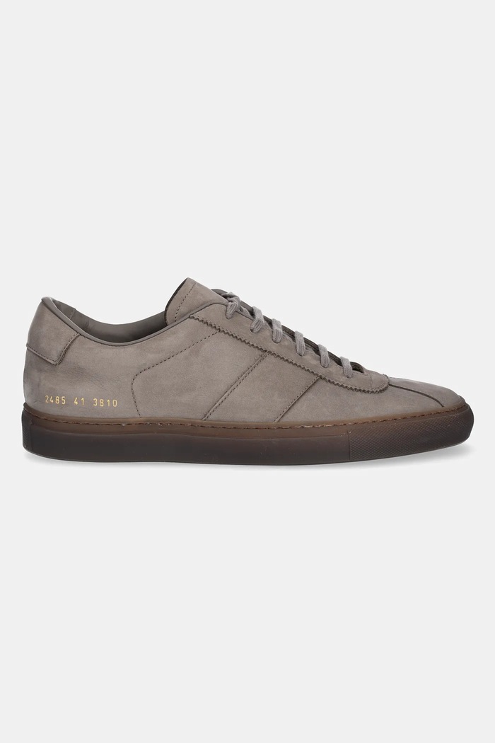 Common Projects Adidași din nubuc Tennis Trainer 2485.3810 maro SS25