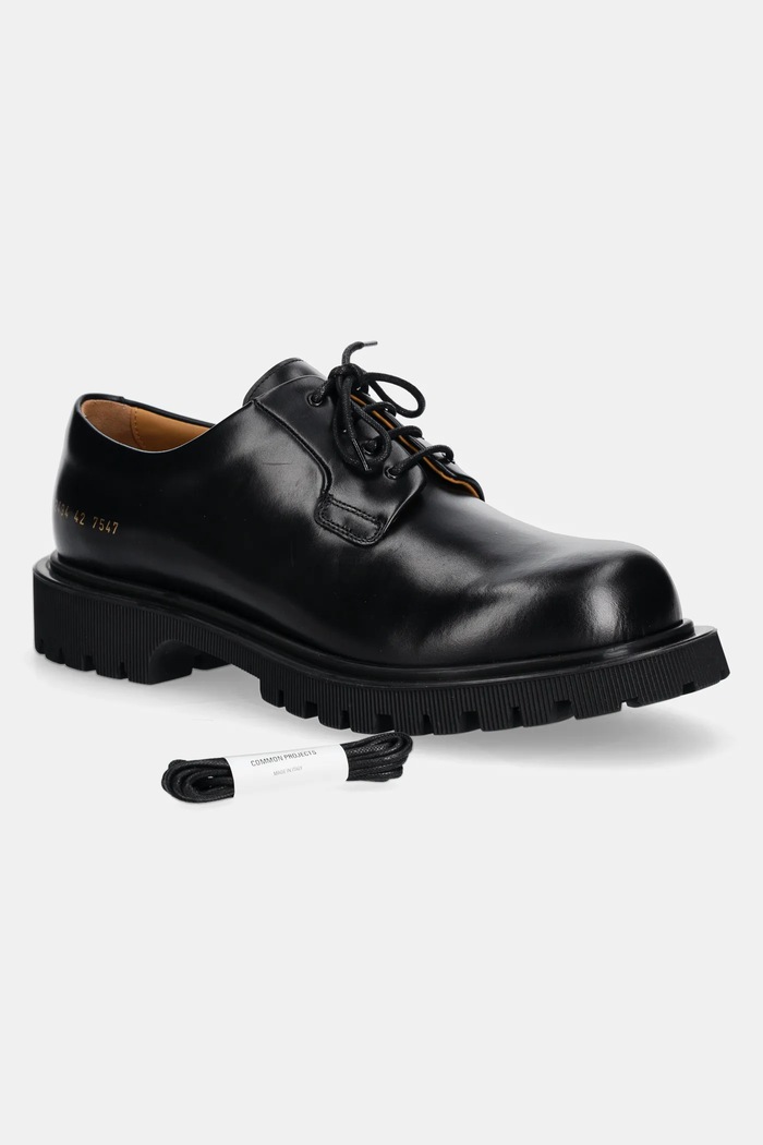 Common Projects Pantofi de piele Chunky Derby 2494.7547