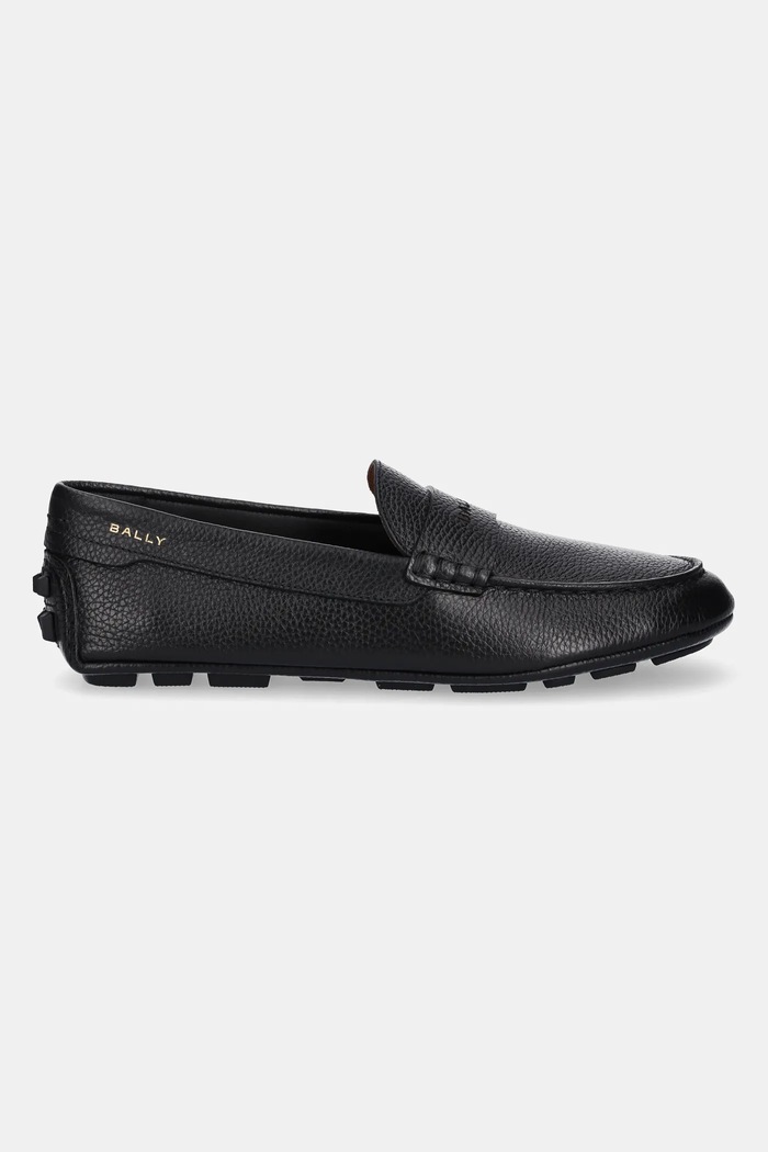 Kožené mokasíny Bally MSD02M.VT361.U901 čierna SS25