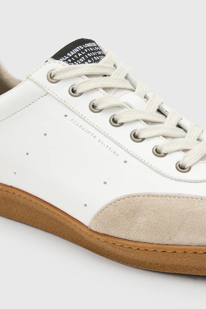 AllSaints sneakers in pelle Leo Low Top bianco M008FC
