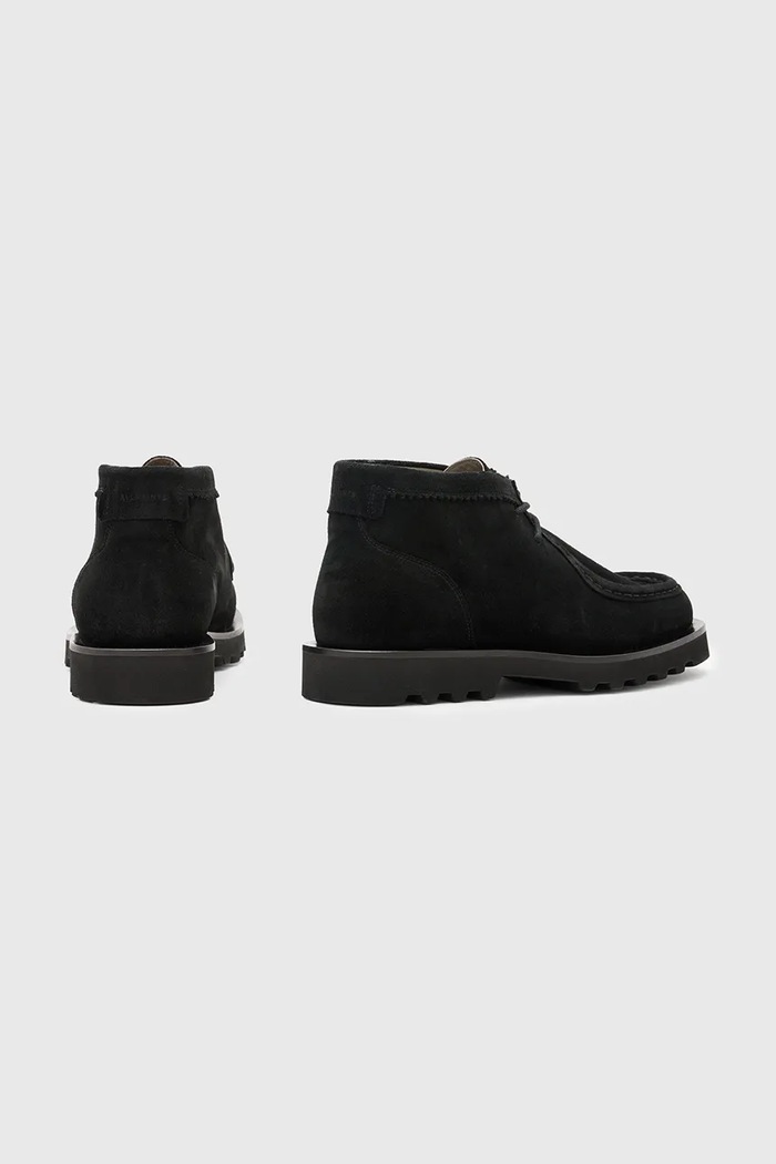 Obuwie AllSaints buty zamszowe Skiff Suede Boot M015FC.BLK czarny