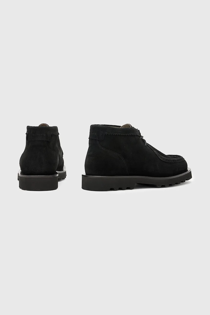 Obuwie AllSaints buty zamszowe Skiff Suede Boot M015FC.BLK czarny