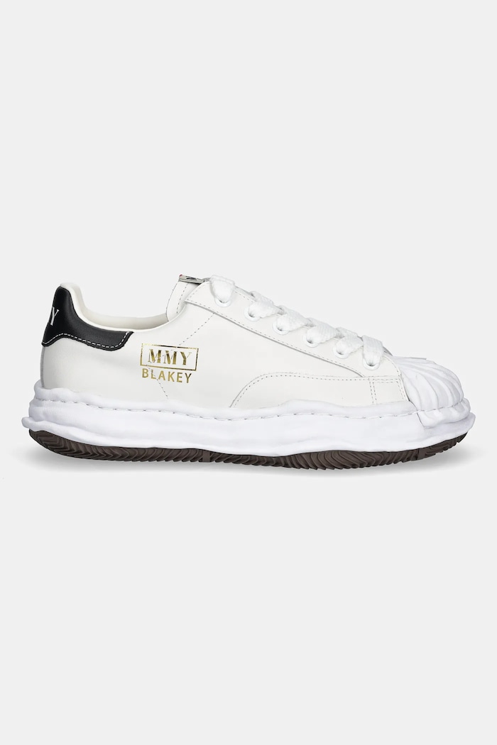 Кожаные кеды Maison MIHARA YASUHIRO Blakey A06FW702. белый SS25