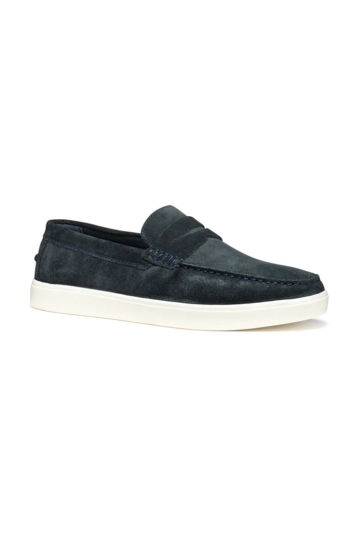 Geox mokasyny zamszowe U AVOLA U55GSA.00022.C4002 czarny SS25