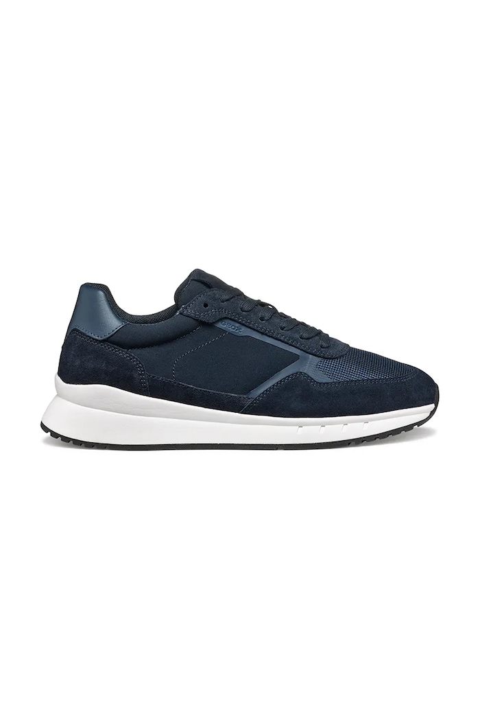 Sneakers boty Geox U BRANTHON textilní námořnická modř U55LCA.02211.C4002
