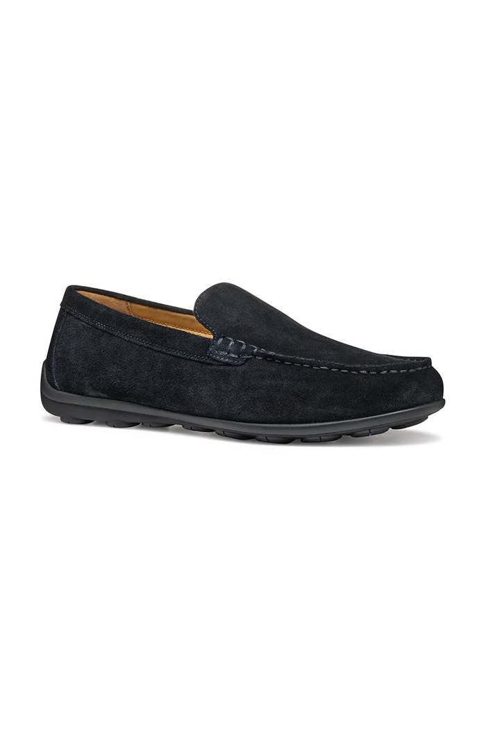Geox mokasyny zamszowe U SPHERICA EC16 U55HYA.00022.C4021 granatowy SS26