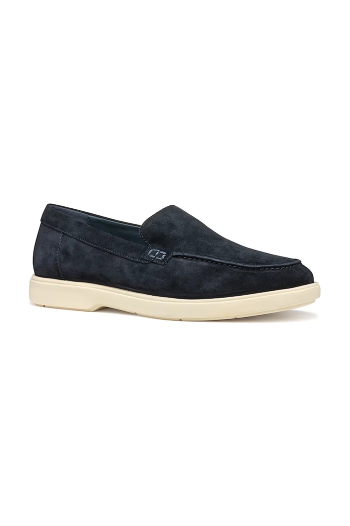 Geox mokasyny zamszowe U SPHERICA EC17 U55LAD.00022.C4021 granatowy SS25