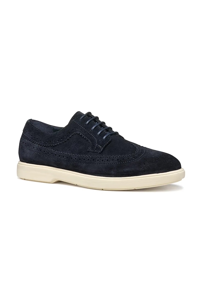 Geox półbuty zamszowe U SPHERICA EC17 U55LAE.00022.C4021 granatowy SS25
