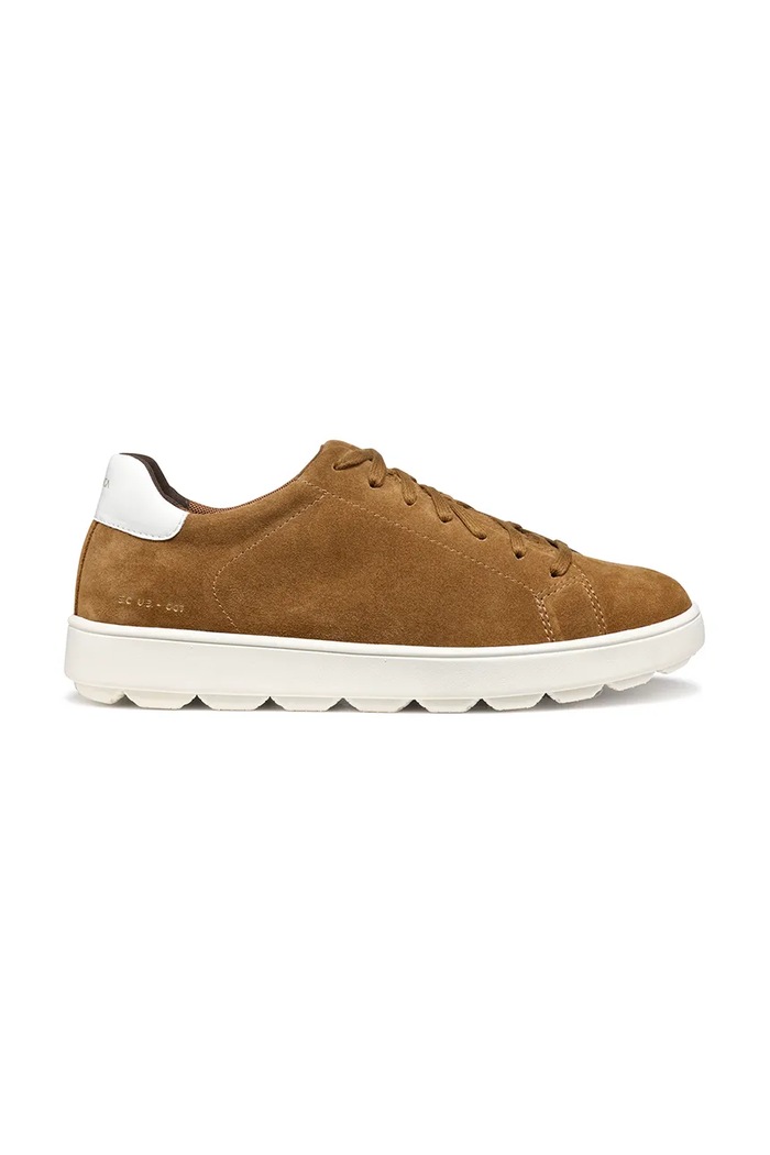 Geox sneakersy zamszowe U SPHERICA ECUB-1 niska brązowy U45GPC.00022.C6018