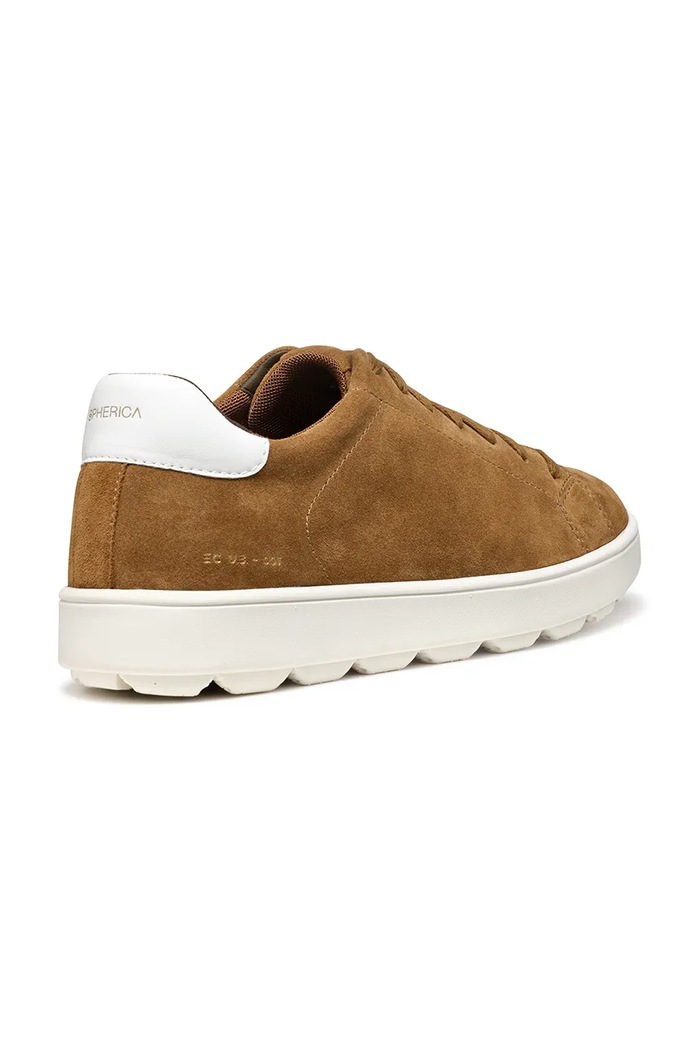 Obuwie Geox sneakersy zamszowe U SPHERICA ECUB-1 U45GPC.00022.C6018 brązowy