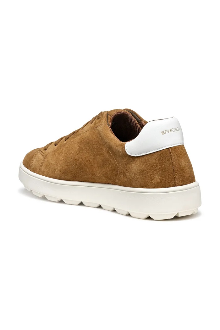 Geox sneakersy zamszowe U SPHERICA ECUB-1 brązowy U45GPC.00022.C6018