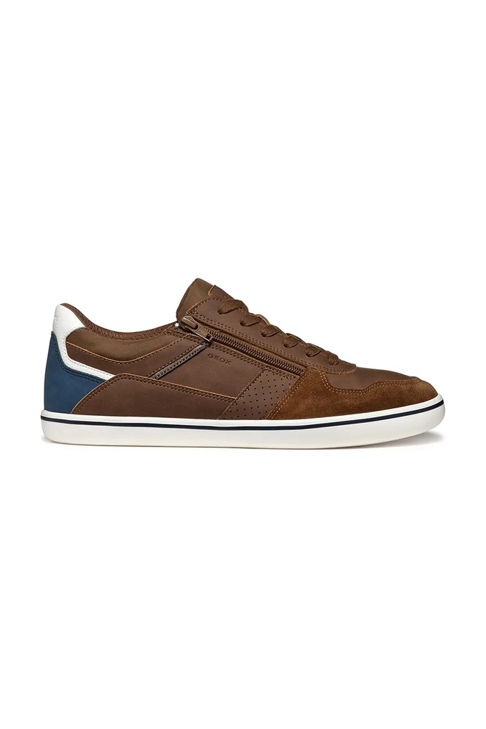 Geox sneakersy U ELVER tekstylny brązowy U45BCA.000EK.C6G4K