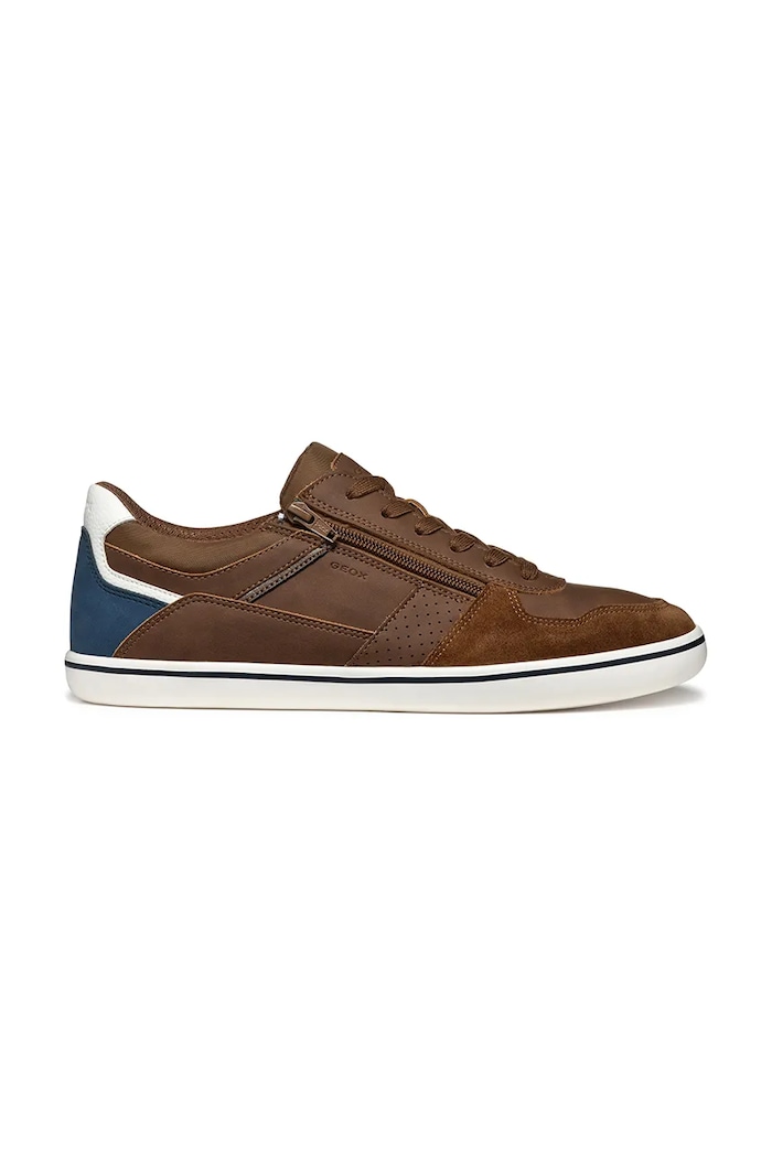 Geox sneakersy U ELVER tekstylny brązowy U45BCA.000EK.C6G4K