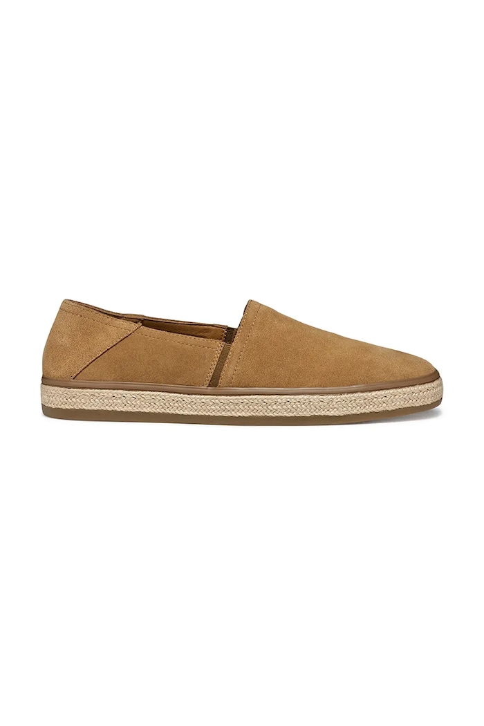 Geox espadryle zamszowe U PANTELLERIA brązowy U55DWA.00022.C6018
