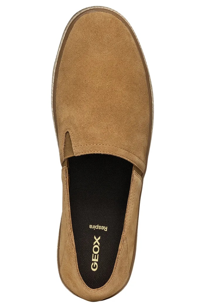 Geox espadryle zamszowe U PANTELLERIA U55DWA.00022.C6018 brązowy