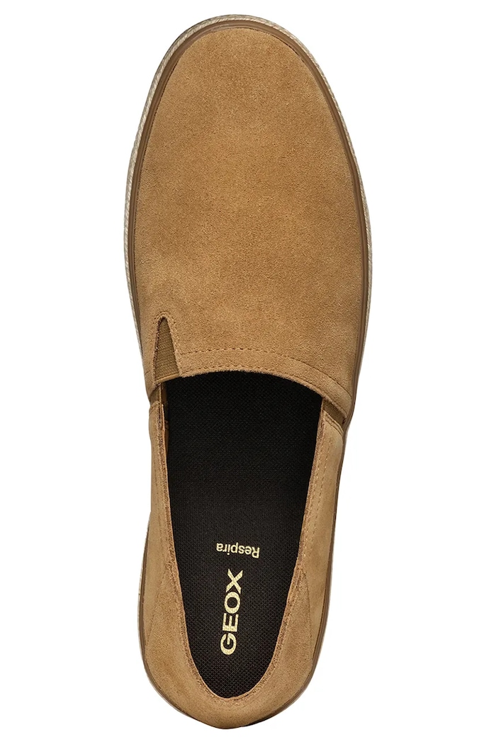 Geox espadryle zamszowe U PANTELLERIA U55DWA.00022.C6018 brązowy