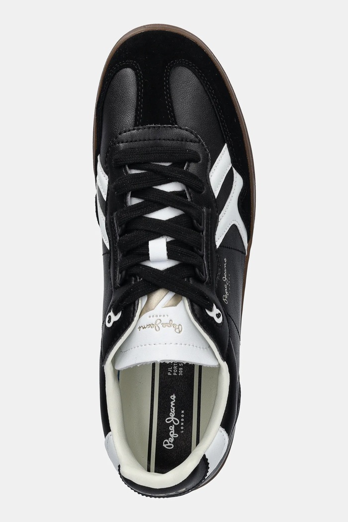 Sneakers boty Pepe Jeans BALL CLASS M černá PMS00042