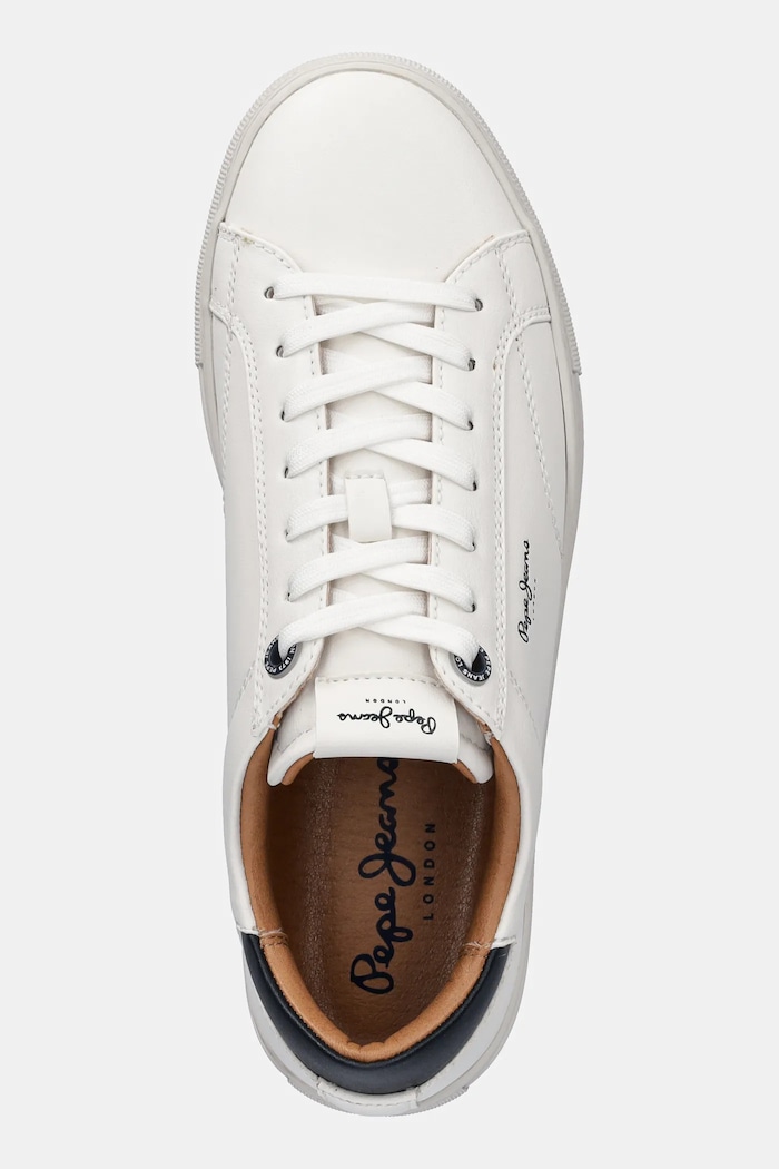 Sneakers boty Pepe Jeans JOE BASIC bílá PMS00048