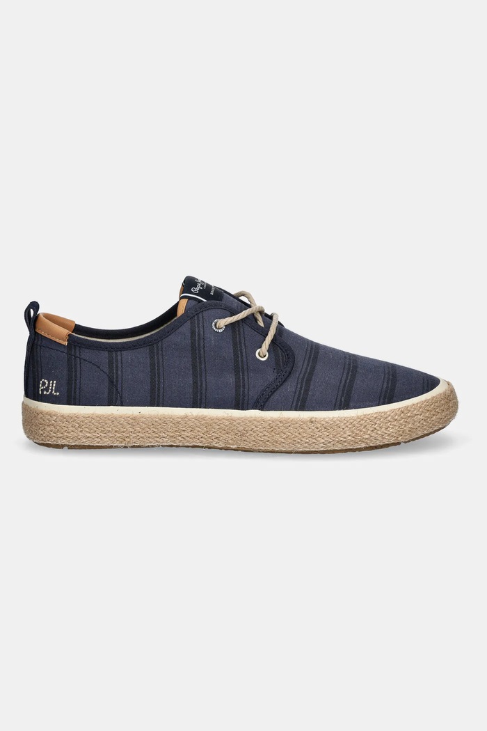 Pepe Jeans espadrile PORT LINES PMS10331 bleumarin SS25