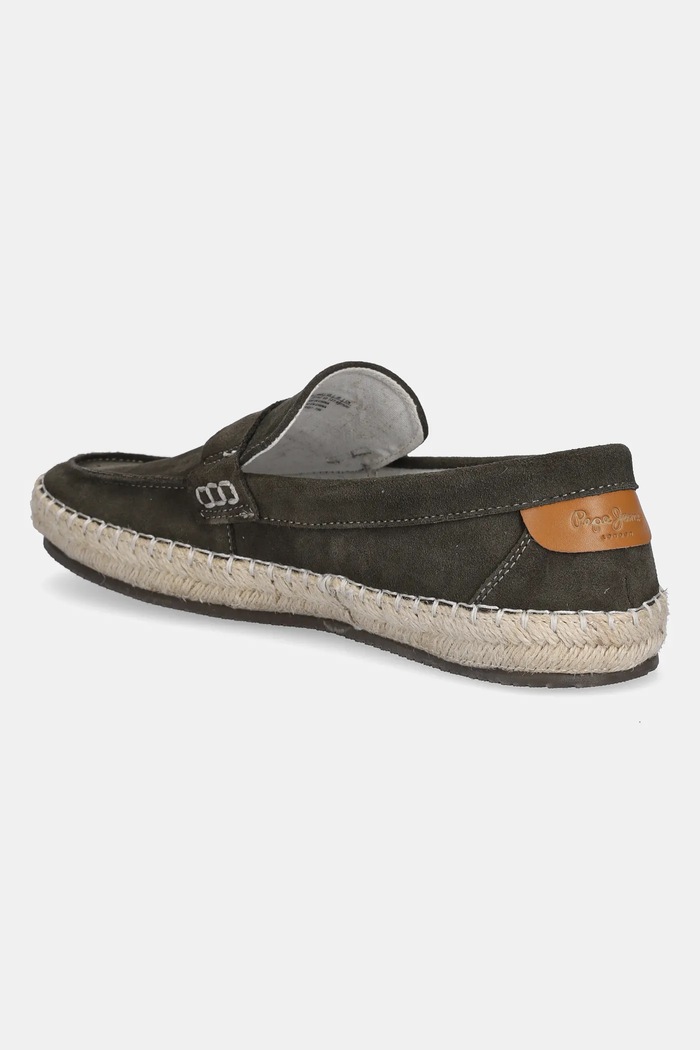 Obuća Espadrile od brušene kože Pepe Jeans TOURIST COAST PMS10337 zelena