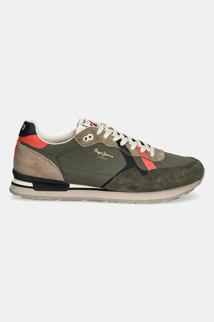 Pepe Jeans sneakersy BRIT COVER M PMS40029 zielony SS25