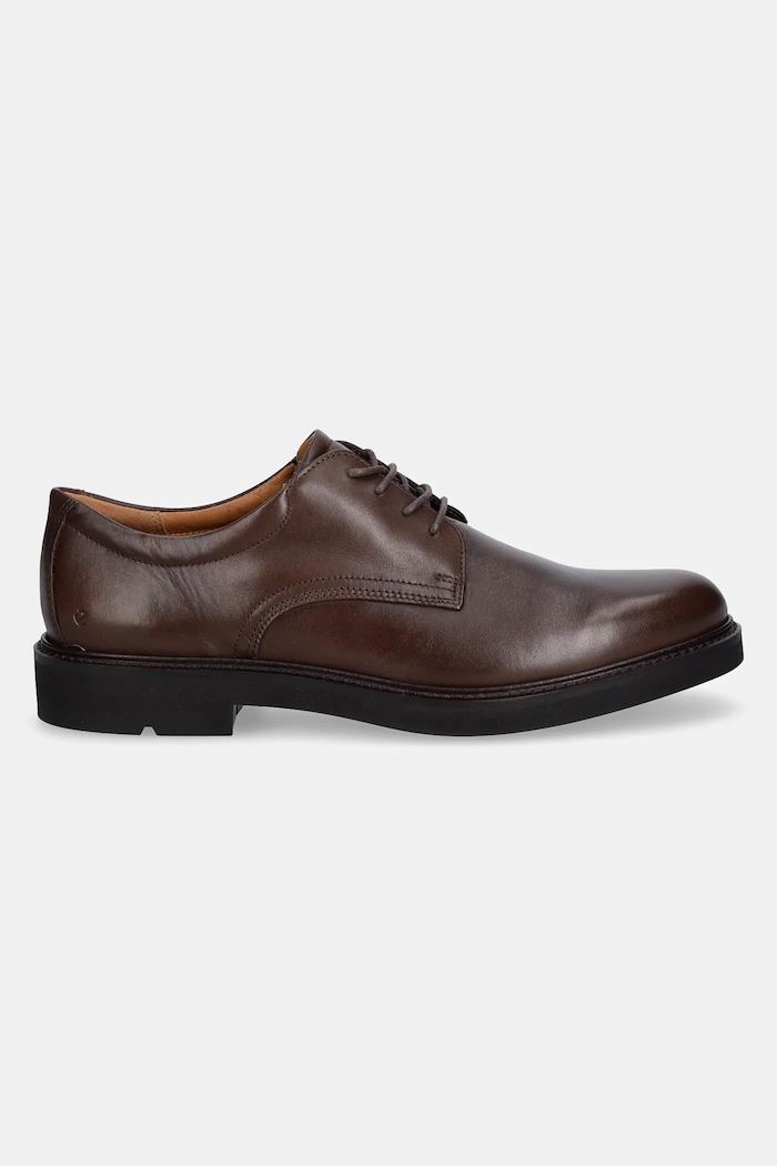 Ecco Kožené polobotky Ecco Metro London Derby 525604.01482 hnědá SS25