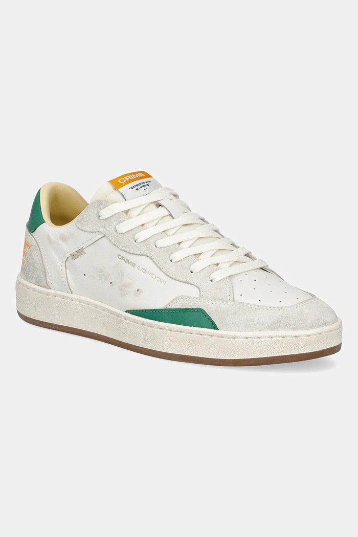 Crime London sneakersy skórzane CHELSEA skóra zamszowa beżowy 14200PP7