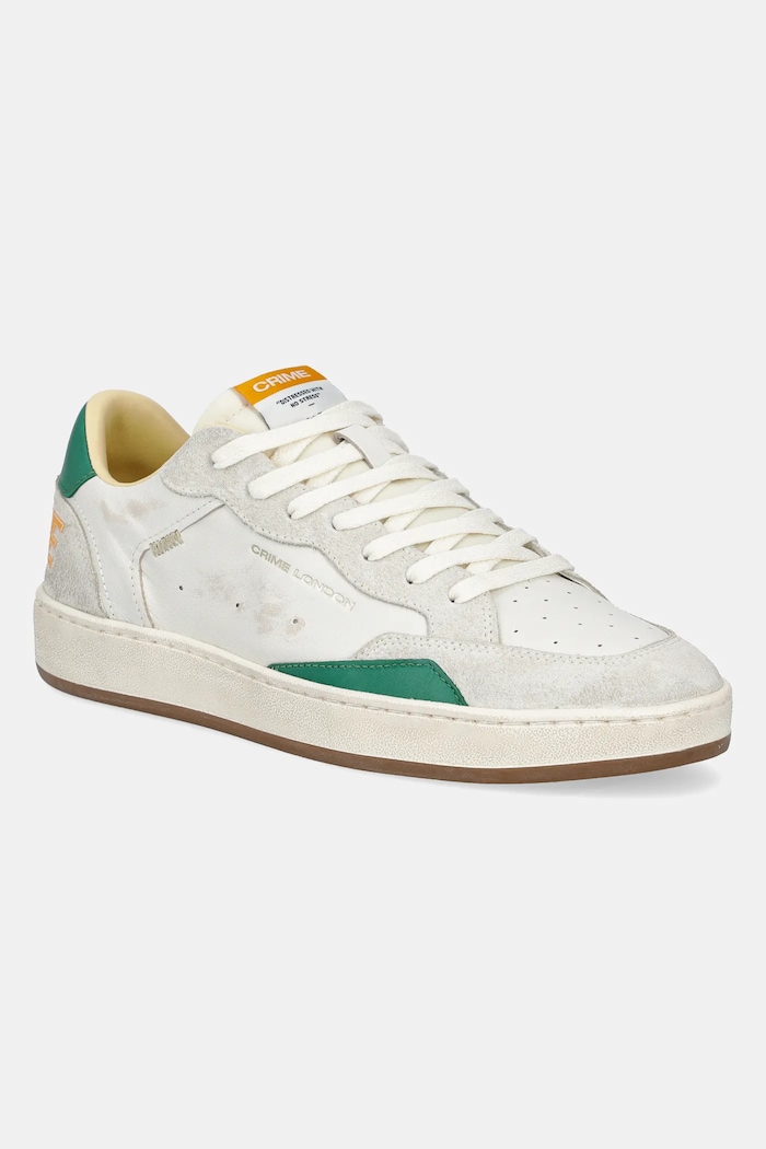 Crime London sneakersy skórzane CHELSEA skóra zamszowa beżowy 14200PP7
