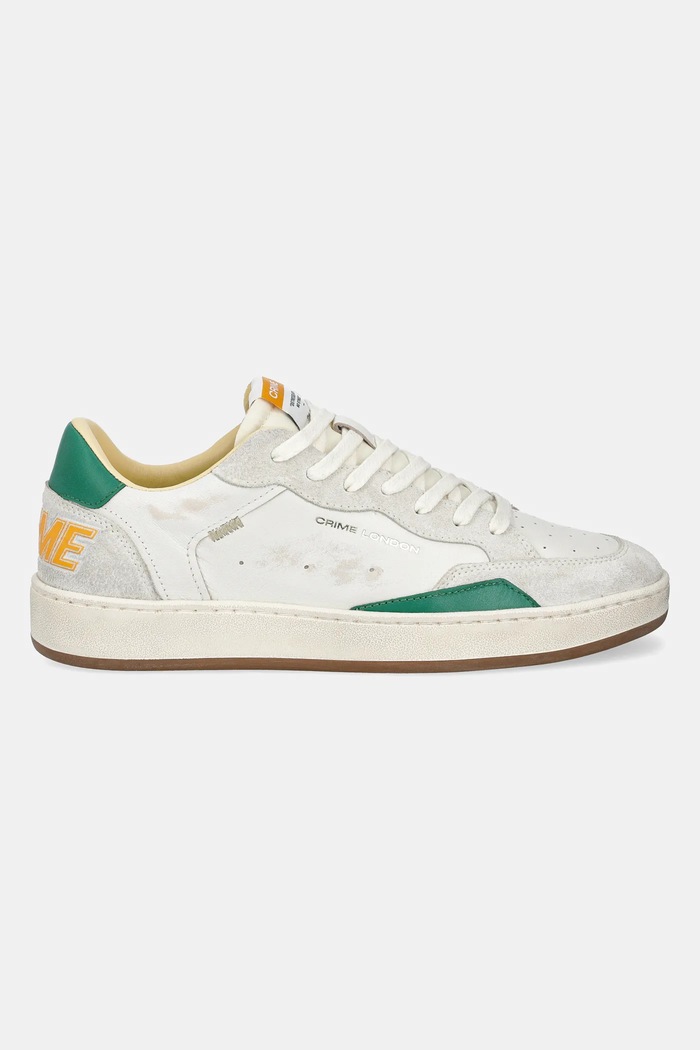 Crime London sneakersy skórzane CHELSEA 14200PP7 beżowy SS25