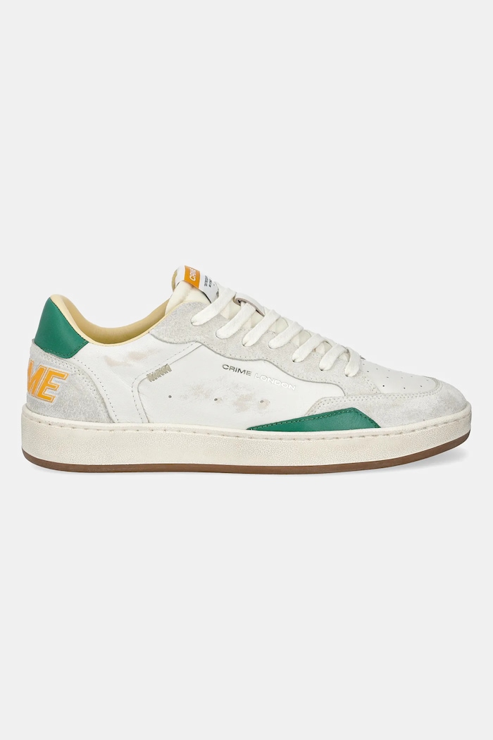 Crime London sneakersy skórzane CHELSEA 14200PP7 beżowy SS25