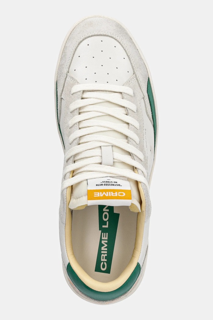 Crime London sneakersy skórzane CHELSEA beżowy 14200PP7