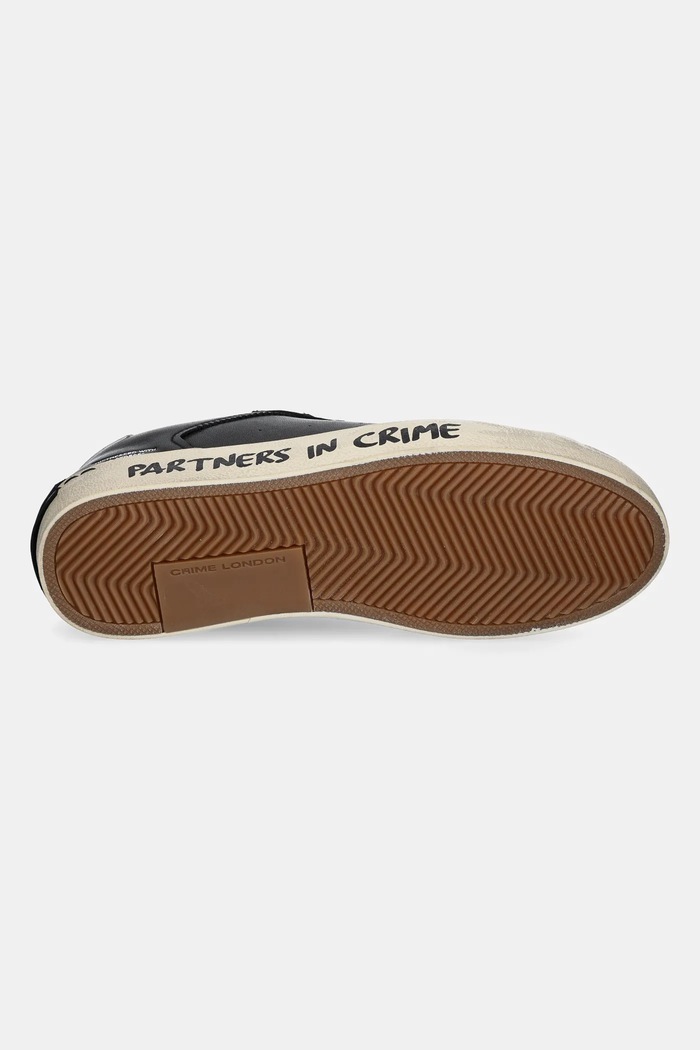 Crime London sneakersy skórzane DISTRESSED 18010AA6 czarny