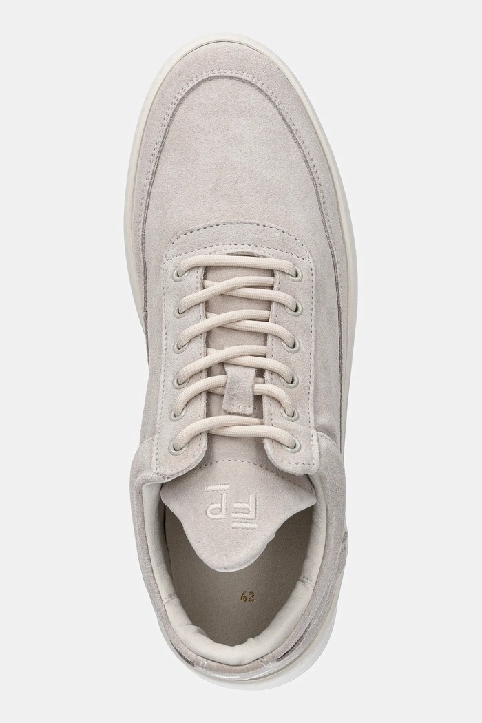 Sneakers Filling Pieces Low Top Suede Organic μπεζ 10122792203